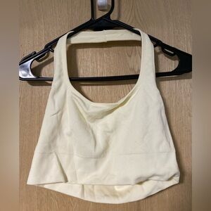 Cream Fabletics Sports bra Medium